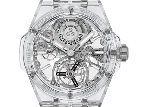 hublot big bang transparent watch|is hublot big bang waterproof.